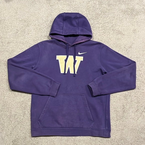Nike Other - Nike purple University of Washington Huskies thick fleece sweatshirt hoodie
